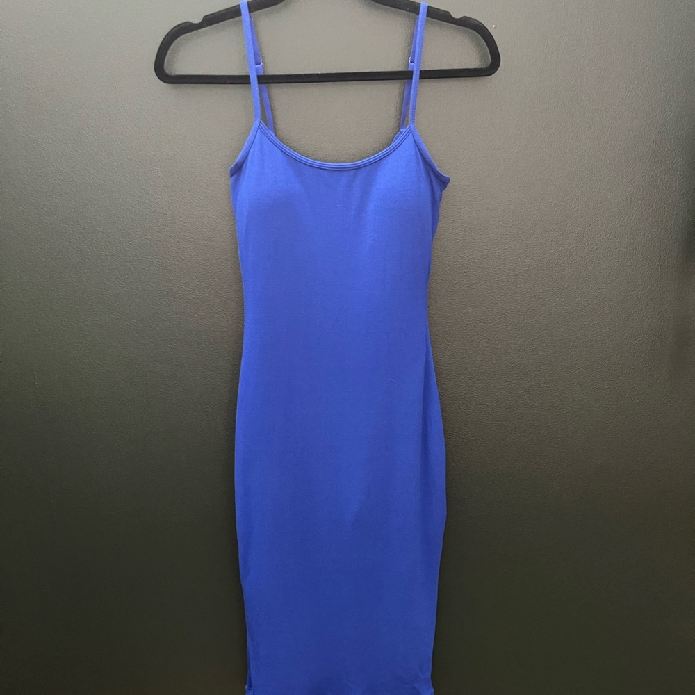 Chic Cobalt Blue Mini Dress